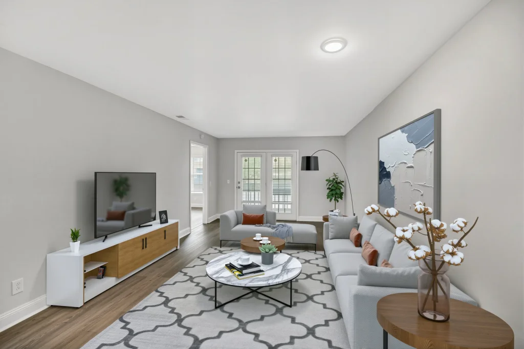 savannah 6 bricktowne flats living room